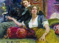 Portrait of Poet Sergei Gorodetsky with his Wife