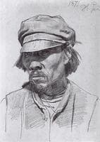 Head of a Kalmyk Man