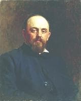 Portrait of railroad tycoon and patron of the arts Savva Mamontov