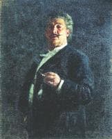 Portrait of painter and sculptor Mikhail Osipovich Mikeshin.