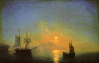 The Bay of Naples by Moonlight