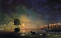 View of Odessa by Moonlight
