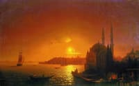 View of Constantinople by Moonlight