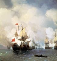 The Battle in the Chios Channel.