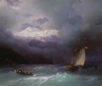 Stormy Sea.