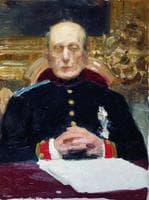 Portrait of Russian Statesman Konstantin Pobedonostsev