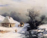 The Ox Cart in Winter