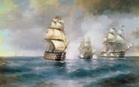 Brig Mercury Attacked by Two Turkish Battleships