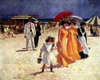 Escena en la playa