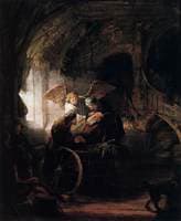 Tobit is Healed by his Son