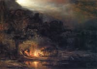 The Holy Family Resting on the Flight into Egypt