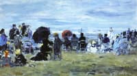 Trouville, Beach Scene
