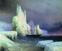 Icebergs in Antarctica