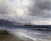 Seascape with a Schooner