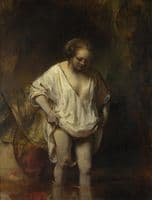 Hendrickje Bathing in a River