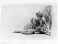 Nude Man with Leg Extended