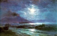 The Bay of Naples by Moonlight