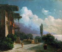 The Outskirts of Yalta at Night