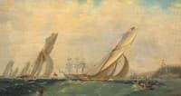 Frigate at  Sea