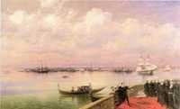 Byron visiting mhitarists on island of St. Lazarus in Venice