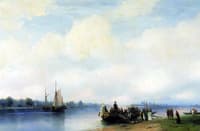 The Arrival of Peter the Great at the Neva River Bank