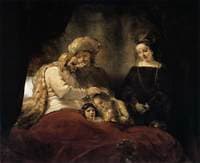 Jacob Blessing the Children of Joseph