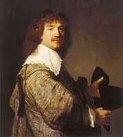 Portrait of a Man Holding a Hat