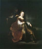 A Young Woman at her Toilet
