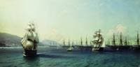 The Black Sea Fleet in the Bay of Feodosia