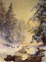 A Brook in Winter