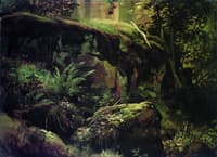 Stones in the Forest, Valaam (study)