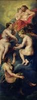 The Fates Spinning the Life Thread of Maria de' Medici under Protection of Jupiter and Juno