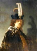 Self Portrait in a Feathered Hat