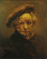 Self Portrait with Beret, Unfinished