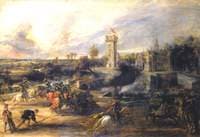 Tournament in front of Castle Steen
