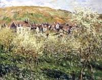 Plum Trees in Blossom at Vetheuil