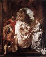 Saint Gregory the Great with Saints