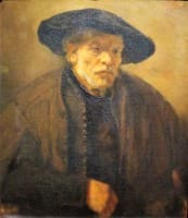 Old man with a Beret