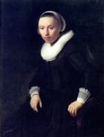 A Portrait of a Young Woman Seated