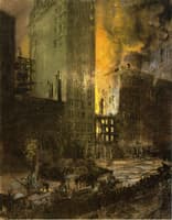 Fire on 24th Street, New York City