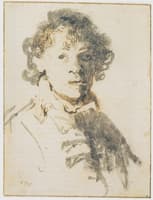 Self Portrait, Open-Mouthed