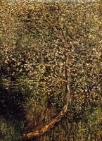 Apple Trees in Blossom by the Water