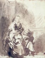 A Study for 'The Great Jewish Bride'