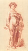 Study of a Woman with a Snake