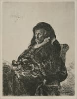 Rembrandt's Mother in a Widow's Dress