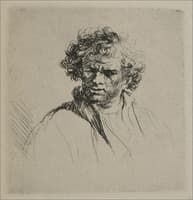 A Man with Curly Hair