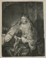 Study of Saskia; called the 'Great Jewish Bride'