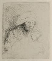 A Young Woman Dying - Rembrandt's Wife ?
