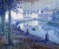 La petite ville au matin, Quiperlé