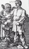The Peasant And His Wife At Market